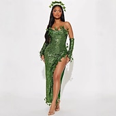 cheap Women's Costumes-Carnival Costume Dress Poison Ivy Sexy Costume Adults' Women's Halloween Carnival Mardi Gras Carnival Party Dress Up