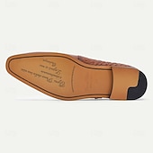 baratos Formal-Sapatos masculinos de couro marrom premium com tiras de monge e detalhes texturizados, estilo formal para casamentos, eventos empresariais e ocasiões especiais