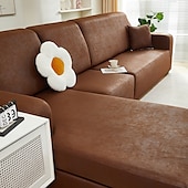 billige Sofa trekk-pu skinnsofa sofa pute slipcover vanntett elastisk sofatrekk loveseat sofa møbelbeskytter for stue