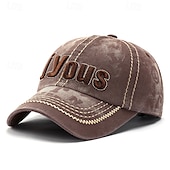 preiswerte Baseballkappe für Herren-Herren Cap Basecap Sonnenhut Kappe Schwarz Blau Baumwollpolyester Bestickt Modisch Brautkleider schlicht Freizeitskleidung Wochenende Buchstabe Bedruckt Einstellbar Sonnenschutz Atmungsaktiv