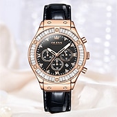 economico Orologi al quarzo-nuovo orologio da donna alla moda olevs cronografo calendario fosforescente orologio sportivo casual impermeabile da donna con diamanti incastonati