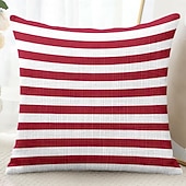 abordables 250º Aniversario-Funda de Almohada Decorativa Vintage de la Bandera Americana 1PC Funda de Cojín Suave Cuadrada para Sofá Cama Sala de Estar Silla 4 de Julio Día de la Independencia