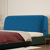 preiswerte Bettwäsche-Zubehör-Flanell gepolsterte Bettkopfteilabdeckung dehnbare Kopfteilabdeckungen staubdichtes All-Inclusive elastisches Leder/Holz/Eisen Bettkopfstützschutzabdeckung