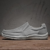 levne Pánské nazouváky a mokasíny-pánské ležérní slip-on tenisky – pohodlné plátěné boty s lehkou podrážkou pro outdoorové aktivity, denní nošení i dovolenou