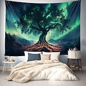 Недорогие Дерево жизни гобелен-Гобелен с мандалой Древо Жизни настенное искусство большой гобелен фреска декор фотографический фон плед занавеска для дома спальни и гостиной