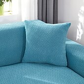 billige Trender innen puter-Chenille-blad quiltet putetrekk med bølget kant supermyke firkantede dekorative putetrekk sofa sofa stue