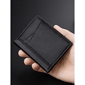 cheap Wallets-Men&#039;s RFID Blocking Wallet, Premium Cowhide Leather, Slim Design with Multiple Card Slots and ID Window – Secure and Stylish Wallet for Everyday Use Wine Black Dark Green