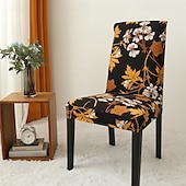 cheap Dining Chair Cover-Arrival Super Fit Stretch Removable Washable Short Dining Chair Protector Cover Seat Slipcover for Hotel Dining Room Ceremony Banquet Wedding Party