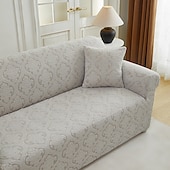 cheap Sofa Cover-Elastic Jacquard Fabric Sofa Cover Stretch Couch Cover Sectional L Shape Sofa Slipcover Corner Case for Living Room 1/2/3/4 Seat