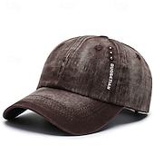 preiswerte Baseballkappe für Herren-Herren Cap Basecap Sonnenhut Kappe Schwarz Dunkelmarine Baumwolle Niete Modisch Brautkleider schlicht Täglich Wochenende Solide / einfarbig Einstellbar Sonnenschutz Atmungsaktiv