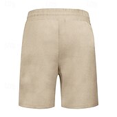 preiswerte Shorts-Herren Waffel Sportliche Shorts Sweatshorts Kurze Hose Shorts Kurze Hosen Sommer-Shorts Tasche Kordelzug Elastische Taille Glatt Komfort Atmungsaktiv Kurz Outdoor Sport Klassisch Brautkleider schlicht