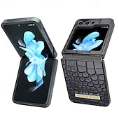 halpa Samsung-kotelot-Puhelinpidike Samsung Galaxy Z Flip 5 Z Flip 4 Z Flip 3 takapaneeli iskunkestävä retro PU-nahka