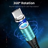 levne Kabely pro mobilní telefony-USB C kabel Bleskový kabel Micro USB kabel USB A na Lightning / micro / USB C 2.4 A Nabíjecí kabel Magnetické Tekutý silikagel Pro iPad Samsung Xiaomi Doplňky k mobilu
