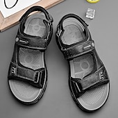 voordelige Casual sandalen-Bruine sportsandalen voor heren met verstelbare klittenbandsluitingen, ademend ontwerp en duurzame zool voor buiten, wandelen en casual zomerkleding
