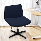 ieftine Futon Sofa Cover-Huse pentru scaun fără brațe, huse moale pentru scaun de birou, rezistente la zgârieturi de pisică