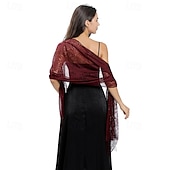 preiswerte Wraps für Hochzeitsgäste-Spitzenblumenschal Braut Hochzeitskleid Abendkleid Cheongsam Tanzparty Bankettschal