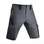 economico All&amp;#39;aperto-Per uomo Pantaloncini tattici Pantaloncini modello cargo Pantaloncini Bermuda Maglia da escursione Vita elastica Multi tasca Gamba dritta Color Block Impermeabile Indossabile Lunghezza del ginocchio
