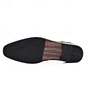 baratos Formal-sapatos brogue masculinos de couro envernizado preto - estilo formal clássico para negócios, escritório e ocasiões especiais