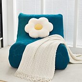 billige Futon sofa cover.-1 stk elastisk gulvsofatrekk uten armer lat boy relax sofa trekktrekk stretch enkelt sofa putetrekk for stue hjemme