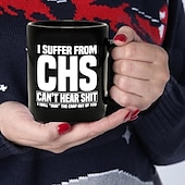 billiga Muggar och koppar-jag lider av chs kaffemugg svart retro vintage keramisk mugg med grafisk design 12oz/330ml perfekt present till musikälskare gitarrister och bandmedlemmar