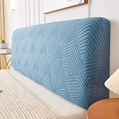 billiga Sängkläder Tillbehör-Stretch sänggavelöverdrag slipcover enfärgad dammskyddande sänggavel skydd överdrag