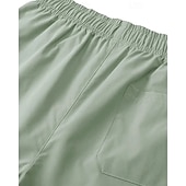 economico Pantaloncini casual-Per uomo Pantaloncini Pantaloncini estivi Pantaloncini casual Tasche A cordoncino Vita elastica Collage Comfort Traspirante Breve Esterno Da mare Sport Informale Nero Blu