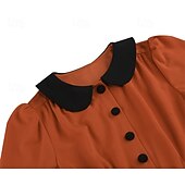 billige Kjoler-Retro / vintage 1950-tallet Cocktail Kjole Kjoler A-linje Kostyme Dame Karneval Nytt År Maskerade Fritid / hverdag Utdrikningslag Voksne Kjole