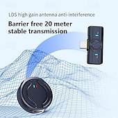 cheap Microphones-New Q81 wireless lapel clip microphone one to two with charging case Douyin live broadcast intelligent noise reduction wireless mini