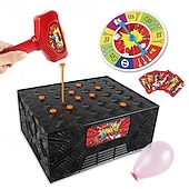お買い得  Acessórios para festa-風船をたたくボードゲーム - 家族の夜のインタラクティブな戦略ゲーム pp 素材 対象年齢 3～6 冬のパーティーに最適なソロまたはマルチプレイヤー体験