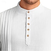 olcso Arab muszlim-Férfi Vászon ing Dubai iszlám arab muszlim Ramadan Felnőttek Akrobatatrikó / Egyrészes