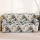 cheap Sofa Cover-Bohemian Print Dustproof All-powerful Slipcovers Stretch Sofa Cover Super Soft Fabric Couch Cover with One Free Boster Case(Chair/Love Seat/3 Seats/4 Seats)