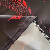 baratos calção de banho boxer masculino-Homens Calção Justo de Natação Shorts de Natação Tecido elástico de 4 vias Bermuda de Surf Calças Com Cordão Com bolsos Natação Surfe Praia Esportes Aquáticos Estampado Verão Primavera