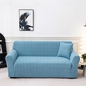 cheap Sofa Cover-Elastic Jacquard Fabric Sofa Cover Stretch Couch Cover Sectional L Shape Sofa Slipcover Corner Case for Living Room 1/2/3/4 Seat