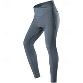 cheap Women&#039;s Pants, Shorts &amp; Skirts-WOSAWE Women&#039;s Cycling Tights Cycling Pants Bike Pants Bike Tights Relaxed Fit Sports Breathable Quick Dry Comfortable Black Grey Clothing Apparel Bike Wear