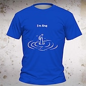 tanie Wizja 3D i geometria chłopca-Dla chłopców 3D Graficzny Litera Podkoszulek T-shirt Krótki rękaw Lato Wiosna Moda Podstawowy Dzieci 4-12 lat Półgolf Na zewnątrz Codzienny Regularny