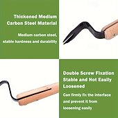 cheap Garden Hand Tools-Easy-Grip Metal Weed Puller Tool - Effortless LawnEasy-Grip Metal Weed Puller Tool - Effortless Lawn Care, No Power Needed Care, No Power Needed