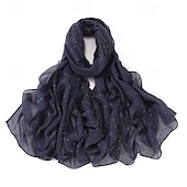 abordables enveloppes d&#039;invité de mariage-mode simple bali gaze ciel étoilé forage chaud longue écharpe respirante douce femme foulard écharpe cape extérieur