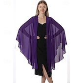 economico impacchi per gli invitati al matrimonio-scialli e mantelle in chiffon, scialle per feste di nozze, sciarpa per donna, abito da sera da sposa, abiti per occasioni speciali