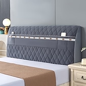 baratos Acessórios de cama-Capa para Cabeceira Todos-Inclusive Capa Protetora Elástica para Cabeceira de Cama Capa Moderno à Prova de Poeira Capa Respirável para Quarto Decor