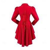 ieftine Topuri-Punk și gotic Medieval Renascentist Geacă Costum Cosplay Palton Fata Goth Costume de fancy Pentru femei Steampunk Halloween Carnaval Mascaradă Purtare Zilnică Adulți Geacă