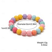 voordelige Feest benodigdheden-5 stuks schattige zonnebloem, regenboog bedel kralen eenhoorn zonnebloem regenboog armbanden set