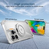 abordables Carcasas iPhone-teléfono Funda Para iPhone 16 Pro Max Plus iPhone 15 Pro Max Plus iPhone 14 13 12 Pro Max Plus Funda Trasera con Soporte Magnética Antigolpes Retro ordenador personal