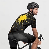 levne Pánské oděvní soupravy-Pánské Cyklodres a kraťasy Krátký rukáv Horská cyklistika Silniční cyklistika Žlutá Modrá Zelená Graffiti Jezdit na kole Spandex Sportovní Graffiti Oblečení