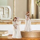 billige Fest utstyr-varig vennskap harpiks hjerte-søster statue - perfekt for jul, takksigelse, valentinsdag, morsdag  &amp; konfirmasjonsgaver