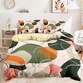 economico 100% cotone-Set copripiumino in cotone 100% set consolatore con motivo geometrico colorato morbido set di biancheria da letto di lusso in 3 pezzi set decorazioni per la casa regalo re regina full sizehree pezzi