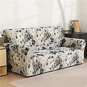 cheap Sofa Cover-Bohemian Print Dustproof All-powerful Slipcovers Stretch Sofa Cover Super Soft Fabric Couch Cover with One Free Boster Case(Chair/Love Seat/3 Seats/4 Seats)