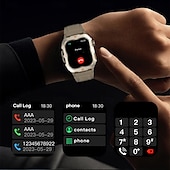 cheap Smartwatch-Q11 Smart Watch 1.73 inch Smartwatch Fitness Running Watch Bluetooth Pedometer Call Reminder Activity Tracker Compatible with Android iOS Women Men Hands-Free Calls Waterproof Step Tracker