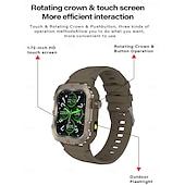 cheap Smartwatch-Q11 Smart Watch 1.73 inch Smartwatch Fitness Running Watch Bluetooth Pedometer Call Reminder Activity Tracker Compatible with Android iOS Women Men Hands-Free Calls Waterproof Step Tracker