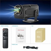 Недорогие Проекторы-Интеллектуальный проектор 1080p Vision 1080p HD 400 яркость ANSI для Android 11.0 два диапазона Wi-Fi поворот на 180 градусов для домашнего кинотеатра и использования на открытом воздухе