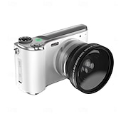 お買い得  カメラ＆撮影-レトロファッション 64 メガピクセル デジタルカメラ 4k HD CMOS レンズ HD 広角撮影カメラ オプションの角度レンズ